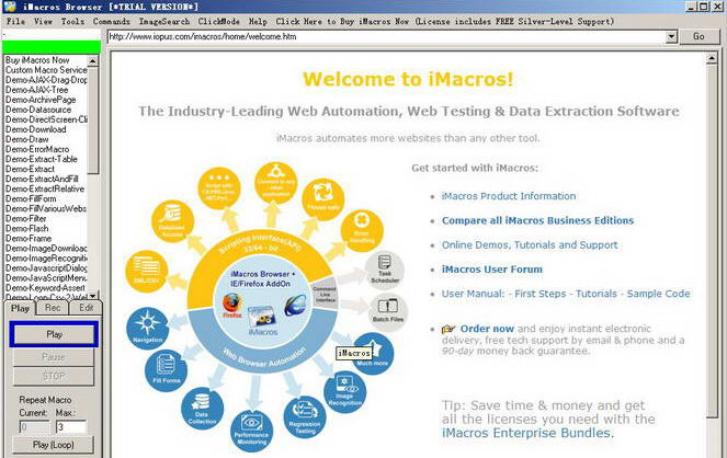 IMacros(自动化脚本)