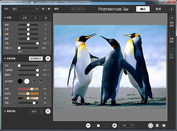 Portraiture(PS磨皮插件)