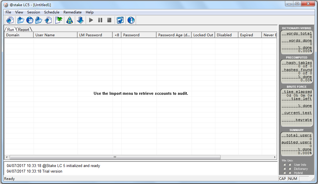 LC5(密码修改工具)